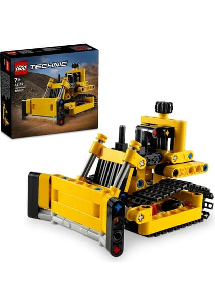 LEGO ® Technic Ağır İş Buldozeri 42163 - 7 Yaş & Üzeri Çocuklar için Yaratıcı Oyuncak Model Yapım Seti (195 Parça)