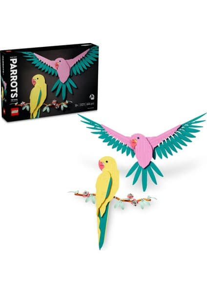 LEGO ® Art Fauna Koleksiyonu 31211 - 644 Parça Macaw Papağanları Yetişkinler için Hediye Seti