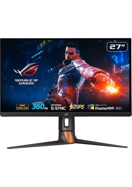 Asus Rog Swift PG27AQN 27 inç 2560 x 1440 360Hz 1ms 2K WQHD Fast IPS Gaming Monitör G-Sync