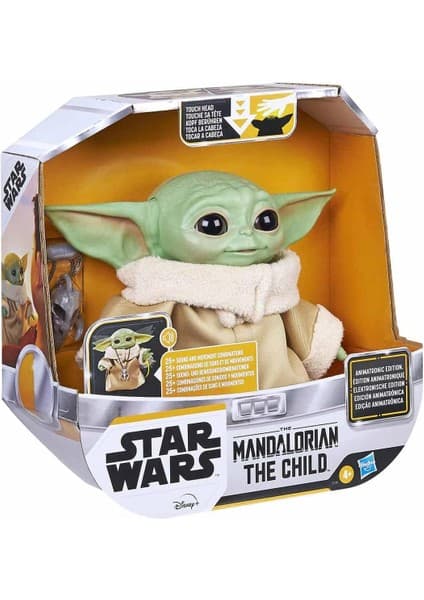 Star Wars Baby Yoda Sesli ve Hareketli Animatronic Figürü - Koleksiyonluk Hediye