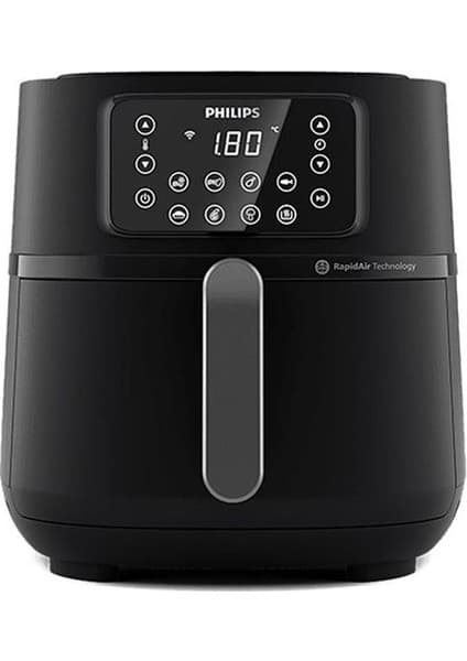 Philips HD9285/96 5000 Serisi Airfryer XXL Connected, 7,2 l (1,4 kg), Rapid Air Teknolojisi, Pişirme ve Izgara Aksesuarları