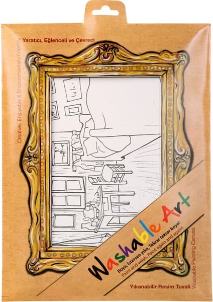 Akademi Çocuk Funny Mat Washable Art (Yıkanabilir Tuval) Vincent Van Gogh -Arles De Oda