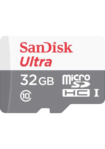 Sandisk Ultra® 32GB 80MB/s microSDHC™/microSDXC™ UHS-I Hafıza Kartı SDSQUNS-032G-GN3MN