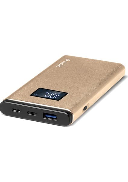 Ttec AlumiSlim LCD QC 3.0 10000mAh Taşınabilir Şarj Aleti