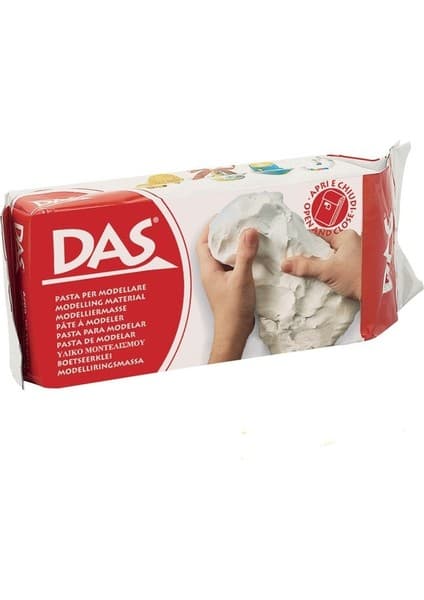 DAS Beyaz Seramik Kil Hamuru 1000 gr Kolay Şekillenen Hava ile Katılaşan Malzeme