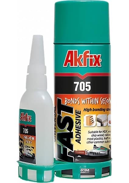 Akfix 705 Çok Amaçlı Hızlı Yapıştırıcı 200 ml MDF ve Ahşap İçin Yüksek Yapışma Gücü