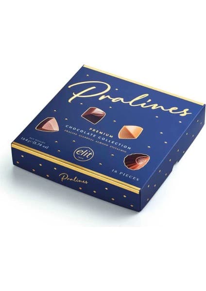 Elit Çikolata Premium Chocolate Collection Pralines Spesiyal Kutu 164 gr Glutensiz