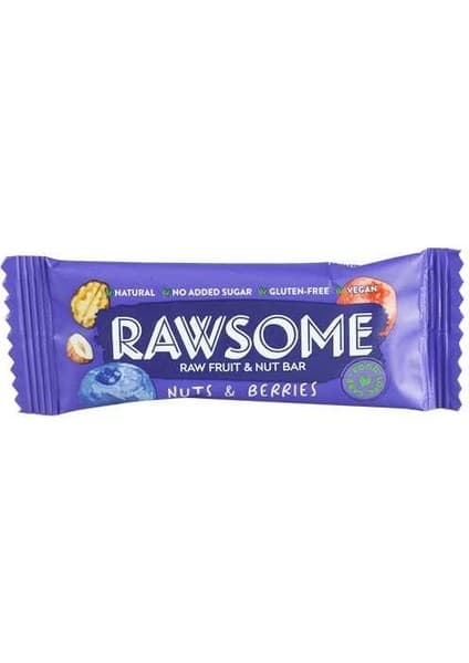 Rawsome Orman Meyveli Kuruyemişli Bar 40 gr