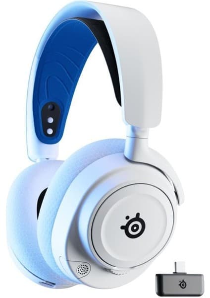 SteelSeries Arctis Nova 7p Beyaz Kablosuz Gaming Kulaklık Mikrofonlu Oyun İçin Ergonomik Tasarım