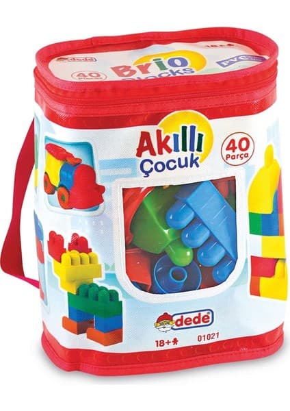 Dede 40 Parça Yaratıcı Bloklar Şık Hediye Seçeneği Eğitici Oyun Seti Çocuklar İçin