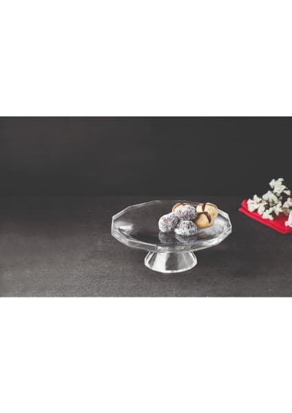 Paşabahçe Pasabahce Crystallin El Imalatı Torte Ayaklı Servis Tabağı - 28099