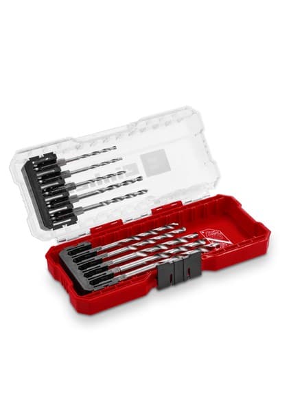 Einhell S-CASE 10 Parça Metal Matkap Ucu Seti (HSS 4241 Çelikten Yapılmış, E 6.3 Sap, 135° Bölünmüş Nokta Uç, Rulo Halinde Haddelenmiş N Tipi Spiral, Saklama Kutusu Dahil) - 49108723