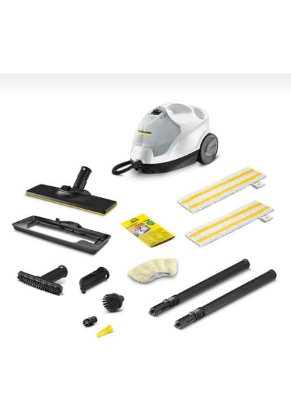 Karcher Sc 4 Easyfix Plus Buharlı Temizlik Makinesi 2000 W Ekstra Halı Temizleme Aparatı İle Beyaz
