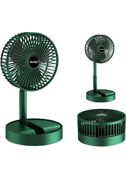 Robeve Masaüstü Vantilatör Şarjlı Vantilatör Yükselebilen Fan Vantilatör Soğutucu Fan Klima Serinletici Fan 3 Kademeli Hız Ayarı Vantilatör