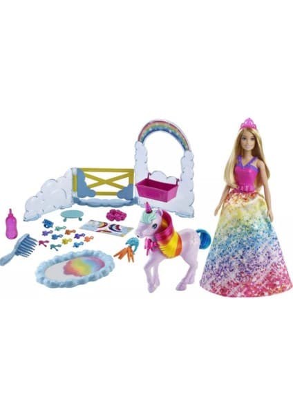 Barbie Dreamtopia Bebek ve Tek Boynuzlu At GTG01