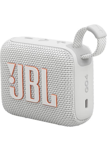 JBL Go4, Bluetooth Hoparlör, IP67, Beyaz