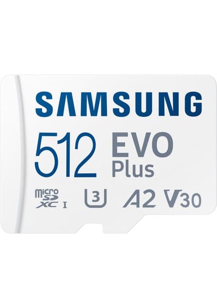 Samsung Evo Plus 512GB Microsd Hafıza Kartı MB-MC512SA/TR