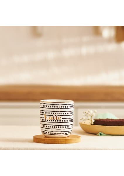 Emsan Tinylatte 2 Parça New Bone Kupa Seti 200 ml Siyah