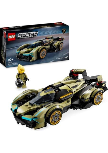 LEGO ® Speed Champions Lamborghini Lambo V12 Vision GT Süper Araba 76923 - 10 Yaş & Üzeri Çocuklar için Oyuncak Yapım Seti (230 P)