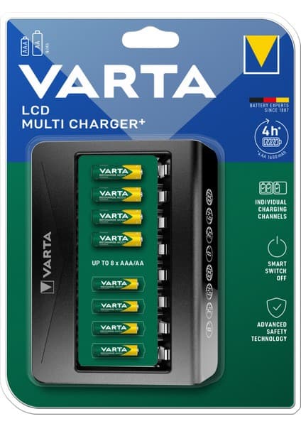 Varta LCD Multi Şarj Cihazı Adaptörsüz