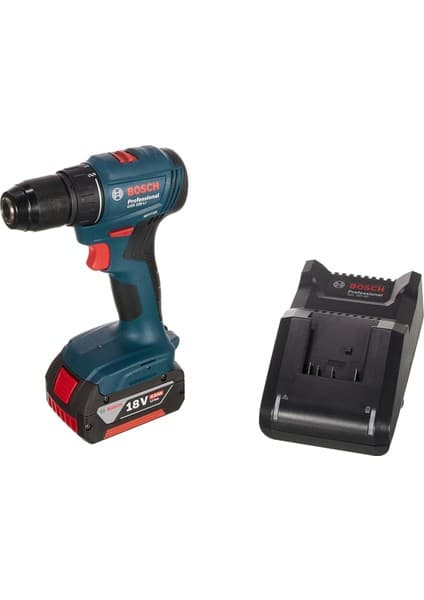 Bosch Gsr 185 Lı Akülü Delme / Vidalama Makinesi 1x4.0 Ah Akü, Gal 18V-40 Sarj Cihazı, Soft Bag