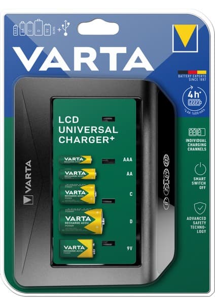 Varta LCD Universal Şarj Cihazı Adaptörsüz