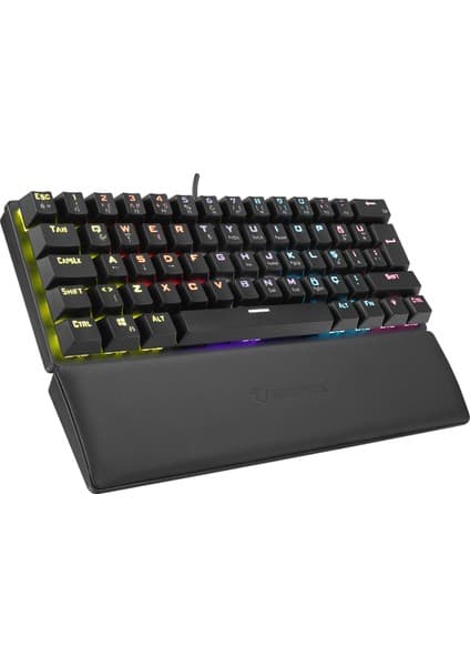 Rampage Ally K11 Siyah Rainbow Q Bilek Destekli Blue Switch Gaming Oyuncu Klavye