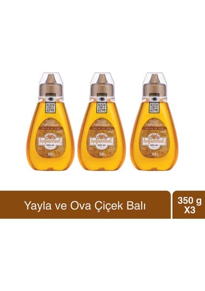 Balparmak Çıtkapak Yayla ve Ova Çiçek Balı 350 gr x 3 Adet