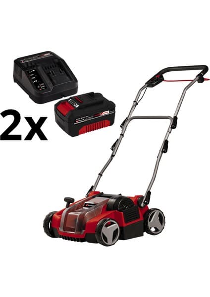 Einhell GE-SC 36/35 Li, Akülü Çim Havalandırma Seti (2 Adet 4,0 Ah Akü ve Şarj Cihazı Dahildir)