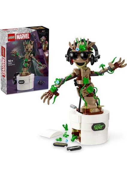 LEGO ® ǀ Marvel Dans Eden Groot 76297 - 10 Yaş & Üzeri Süper Kahraman Seven Çocuklar için Yaratıcı Oyuncak Yapım Seti (459 Parça)
