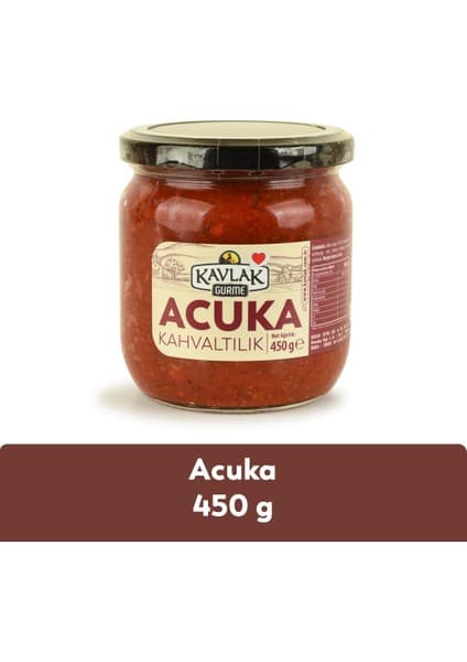 Kavlak Zeytin Kavlak 450 gr Acuka Kahvaltılık Cam Kavanoz Geleneksel Tat ve Doğal Malzemelerle Hazırlanmış