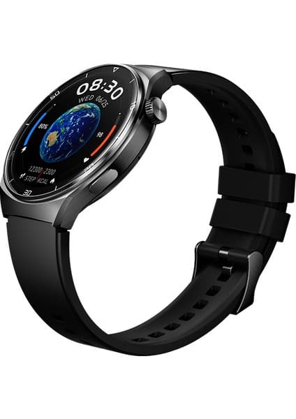 Qcy Gt2 Amoled Akıllı Saat Telefonla Sesli Görüşme 60hz Siyah