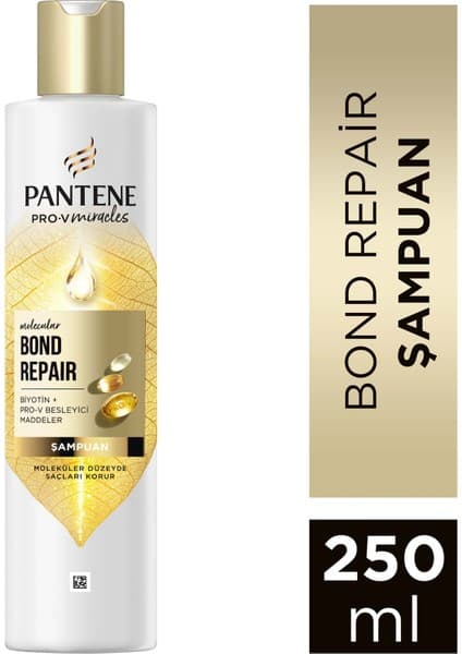 Pantene Pro-V Mıracles Molecular Bond Repair Şampuan Yıpranmış Saçlar Için 250ml