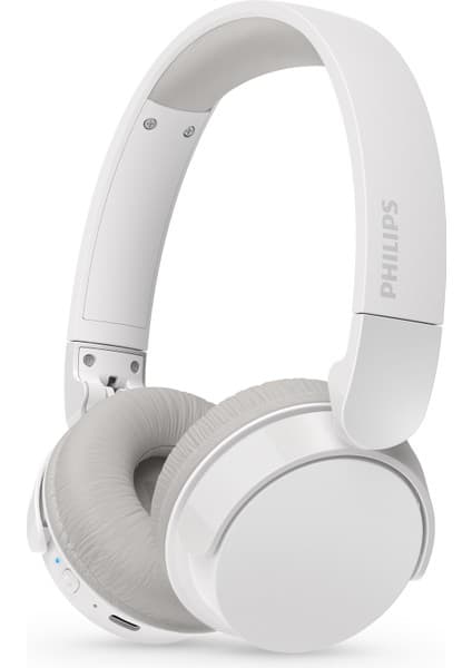 Philips TAH3209 Kablosuz Kulak Üstü Kulaklık Dinamik Bas, Bluetooth, Çok Noktalı Bağlantı 25 Saat Kullanım Süresi Beyaz