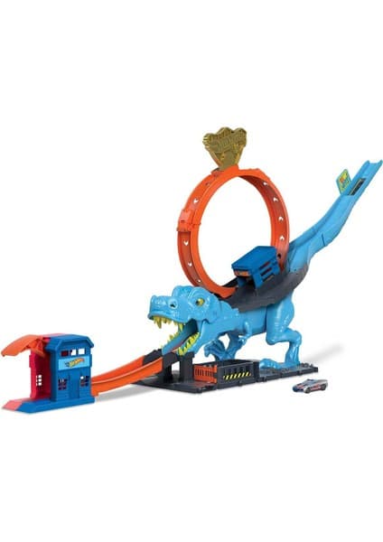 Hot Wheels Dinozor İle Mücadele Oyun Seti, 4 Yaş Ve Üzeri, Hkx42