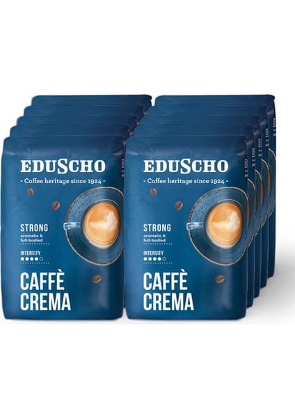 Tchibo Eduscho Caffe Crema Strong Çekirdek Kahve 10 x 500 gr