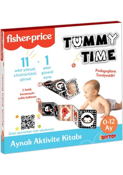 DIYTOY Fisher-Price Diytoy Tummy Time Aynalı Aktivite Kitabı