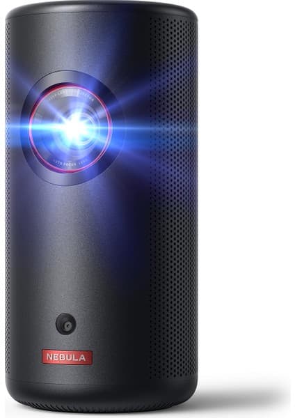 Anker Nebula Capsule 3 Laser Akıllı Taşınabilir Projeksiyon Cihazı - 300 ANSI Lümen Lazer - 1080p HD Çözünürlük - 8W Dolby Digital Hoparlör - D2426 (Anker Türkiye Garantili)