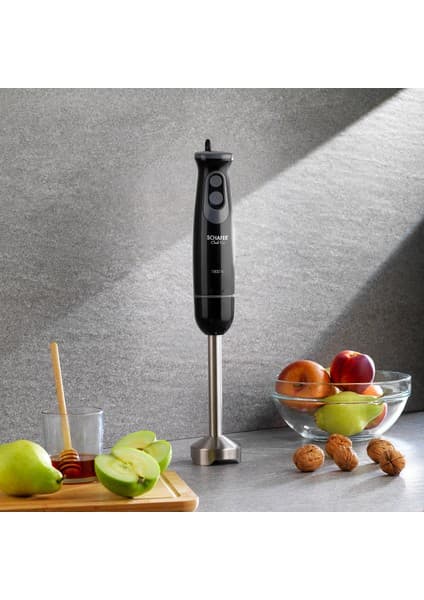 Schafer Chef Pro 1500 W Güçlü El Tipi Blender 1 lt Kapasite ile Fonksiyonel Siyah
