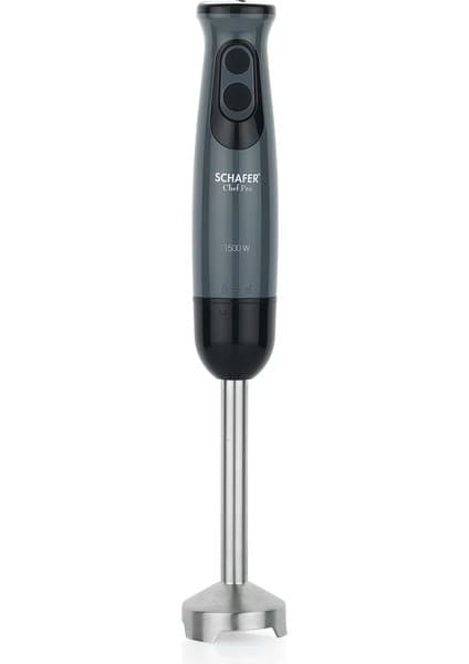 Schafer Chef Pro El Tipi Blender 1500 W 1 lt Kapasite Fonksiyonlu Antrasit Renk
