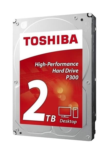 Toshiba 2TB P300 3,5 inç 7200 RPM Desktop Disk Yüksek Performanslı Cache Bellek 256 MB