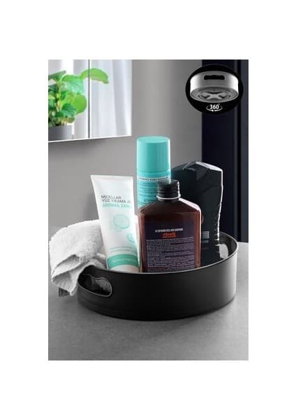 Kitchen Life 360 Derece Dönen Banyo&buzdolabı Düzenleyici Tepsi
