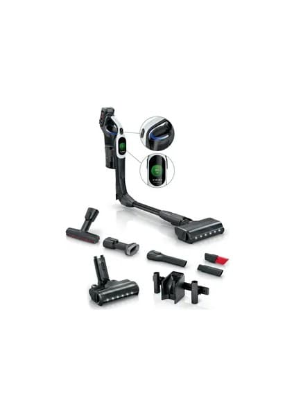 Bosch BCS1041WAC Unlimited 10 Dikey Şarjlı Süpürge, 0,4 Litre Toz Haznesi ve Güçlü Emiş Teknolojisi