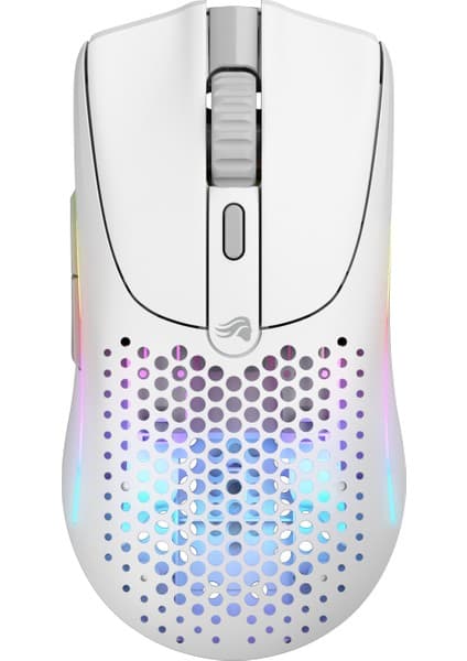 Glorious Model O 2 Mini Kablosuz RGB UltraLight 26000 DPI Gaming Mouse – Mat Beyaz