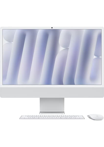 Apple iMac M4 Çip 16GB 256GB SSD macOS 24" All In One Bilgisayar MWUC3TU/A Gümüş