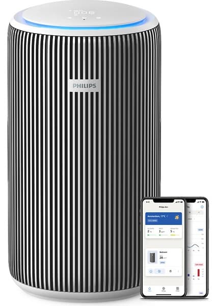 Philips 3200 Serisi Hava Temizleyici, 135 m2'ye Kadar Etkili, 520 m³/sa temiz hava hızı (CADR), Air+ Uygulaması ile Uzaktan Kontrol, AC3220/10