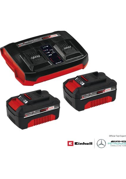 Einhell 18V 2x3,0 Ah PXC Twincharger Kit & Akü & Şarj Cihazı