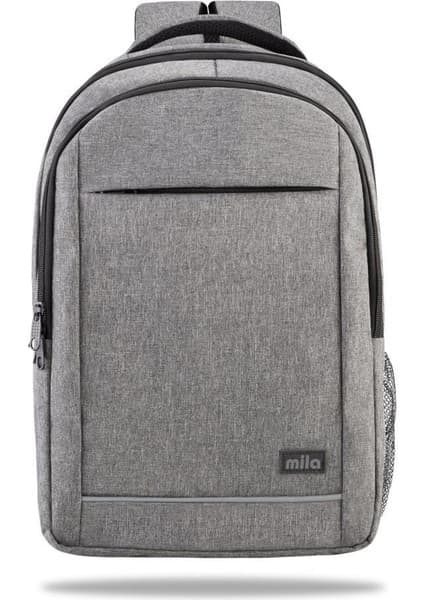 Mila Serisi 15.60 Inch KI3-01-003 Network 4 Serisi - Reflektörlü - Lenovo,hp,asus,monster,macbook,mac Air Uyumlu Laptop Sırt Çantası - Gri
