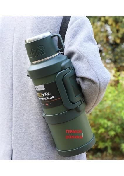 Pazar Anatolia Safe Paslanmaz Çelik 3.2 Litre Kamp Termosu