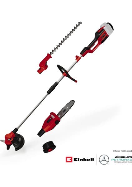 Einhell Akülü Çok Fonksiyonlu Budama GE-LM 36/4in1 Li-Solo Power X-Change (Lityum-İyon, 4'ü 1 arada çit budama makinesi, akü ve şarj cihazı dahil değildir) - 3410901